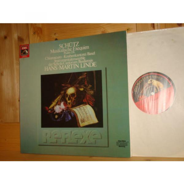 Schütz Musical Exequies LINDE BASEL KNABENKANTOREI BOYS CHOIR EMI REFLEXE LP NM #1 image