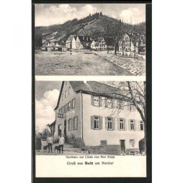 schöne AK Sulz, Gasthaus zur Linde, Ortsansicht #1 image