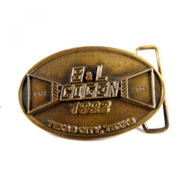 1992 S &amp; L ( Sterling &amp; Linde ) Cogen Texas City Texas Belt Buckle by CD Hit 511 #3 image