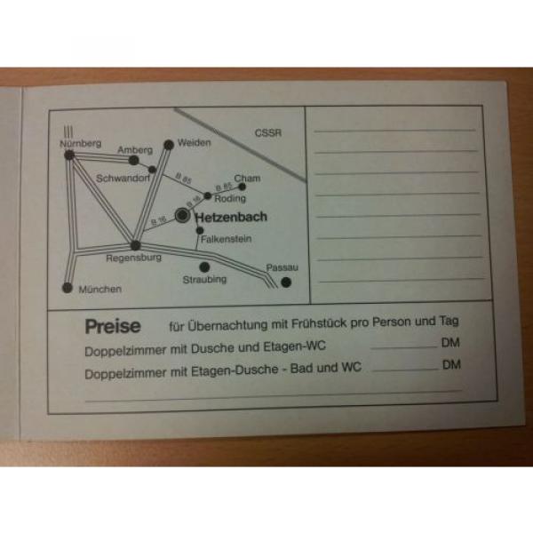 Gasthof zur Linde Hetzenbach Zell Bayerischer Wald Doppelkarte #4 image