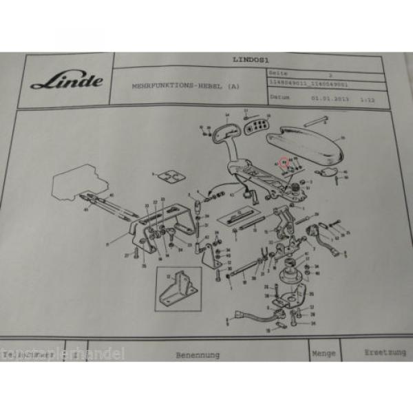 Micro switch Linde 7915497018 R14/16/16N/20/20N R20P, A10Z BR113,114,117,368 #4 image