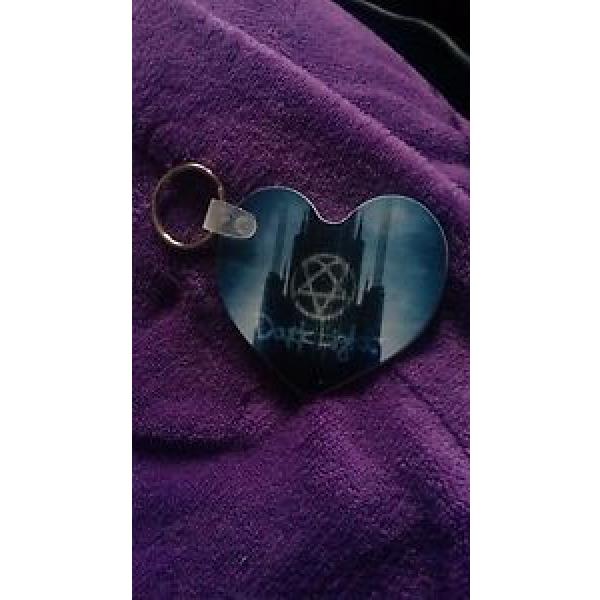 New! Dark Light HIM Keyring Ville Valo Heartagram love metal Rock Mige Linde #1 image