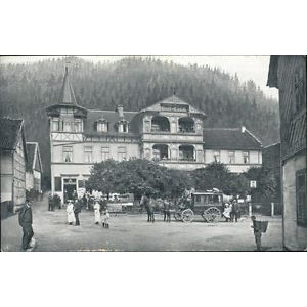 Ak Finsterbergen Friedrichroda Thüringen, Hotel zur Linde, Kutsche - 1159674 #1 image