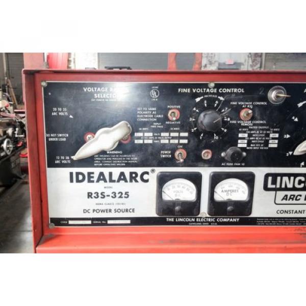 LINCOLN IDEALARC R3S-325 DC MIG WELDER W/ LINDE SPOOL GUN FOR ALUMINUM WELDING #9 image