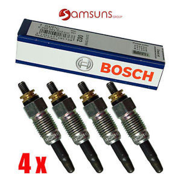 4 x BOSCH Duraterm Glow plug 0250201032 GLP002 1.4 1.6 1.7 1.9 D TD VW T3 T4 #1 image