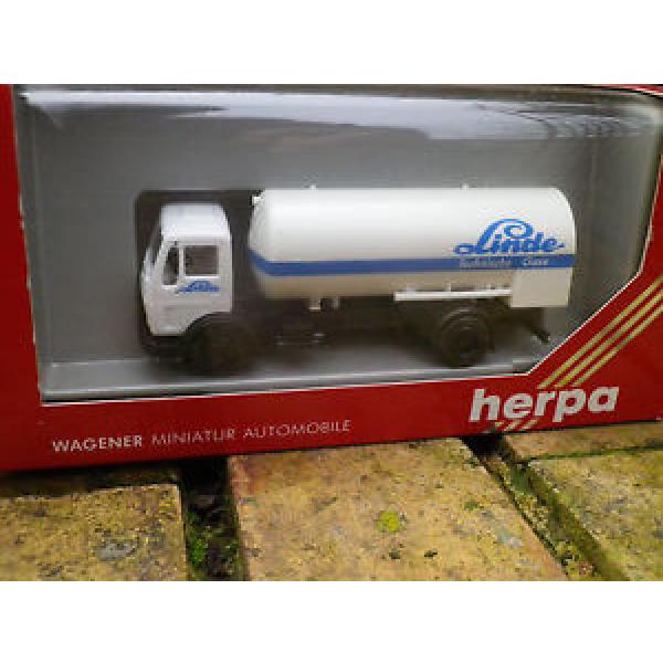 HERPA HO 1:87 ref 806050 MERCEDES camion citerne TANKER Linde état neuf en boite #1 image