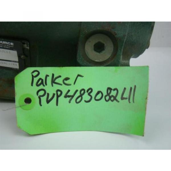 PARKER HYDRAULIC PUMP  .85&#034; SHAFT PVP4830B2L11 #7 image