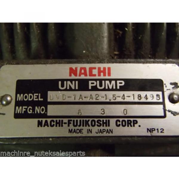 Nachi Varible Vane Pump UVD-1A-A2-15-4-1849B_VDR-1B-1A2-G-22_VDR1B1A2G22 #4 image