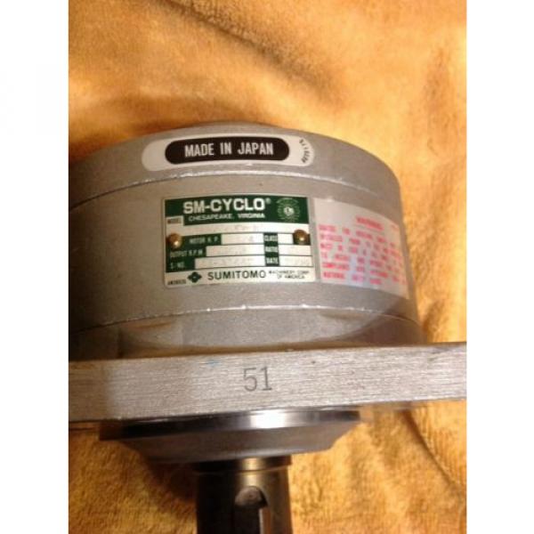 SUMITOMO SM-CYCLO Planetary Gear Reducer CNVMS-5095-51 #1 image