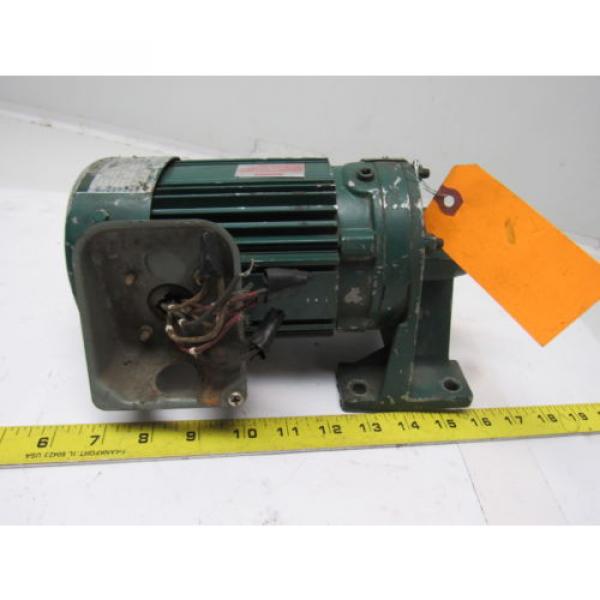 Sumitomo SM-Cyclo CNHM024075YA21 1/4HP Gear Motor 21:1 Ratio 208-230/460V 3Ph #3 image