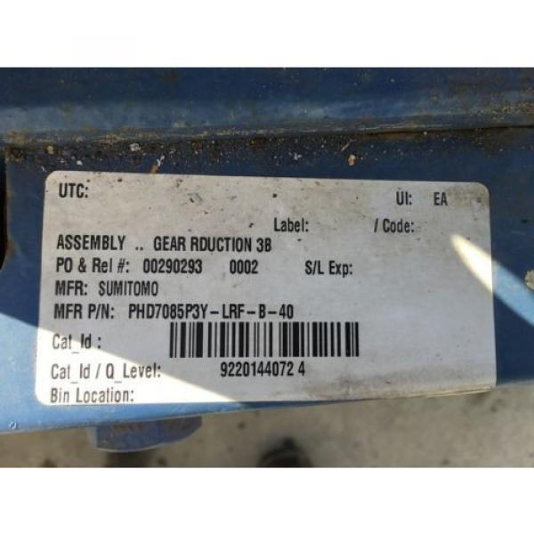 Sumitomo Paramax 9000 Gear Box PHD9080 P3 Y LRFB 355 1750 RPM 200HP REFURBISHED #10 image