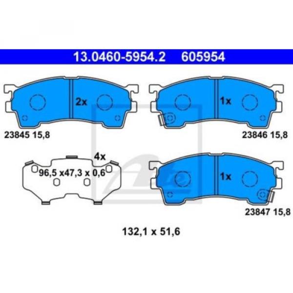 ATE 4x Bremsbeläge Bremsbelagsatz Vorne #2 image