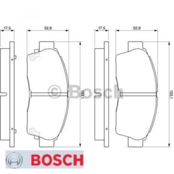 Bremsbelagsatz Bremsbeläge Bremsklötze BOSCH BP574 21602 7441D562 0986461123 #1 image