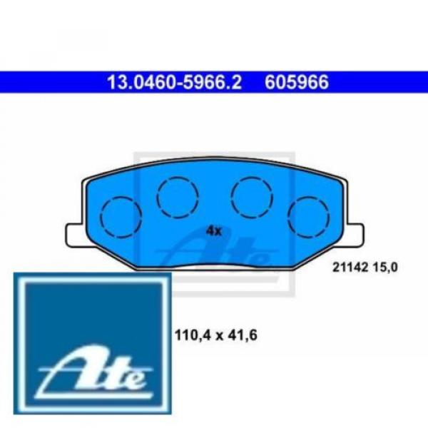 Bremsbelagsatz Bremsbeläge Bremsklötze ATE 605966 21142 130460-59662 #1 image