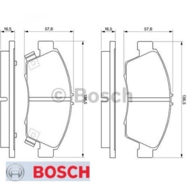 Bremsbelagsatz Bremsbeläge Bremsklötze BOSCH BP609 E190R-011075/830 0986461759 #1 image