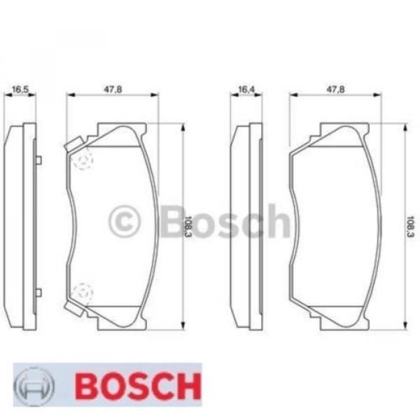 Bremsbelagsatz Bremsbeläge Bremsklötze BOSCH BP563 21659 7359D510 0986460997 #1 image