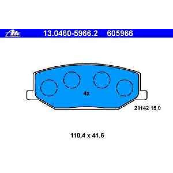 Bremsbelagsatz Scheibenbremse SUZUKI - ATE 130460-59662 #1 image