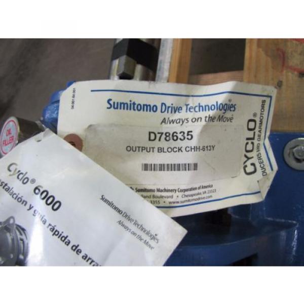 SUMITOMO SM-CYCLO CHHJ 6130Y 43 145TC 43:1 RATIO SPEED REDUCER GEARBOX Origin #6 image