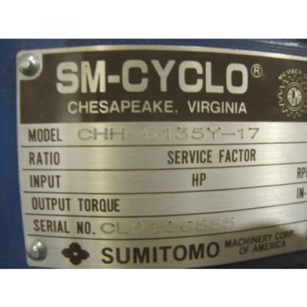 Origin  SUMITOMO SM-CYCLO CCH-6135Y-17 REDUCER CCH6135Y17 #7 image