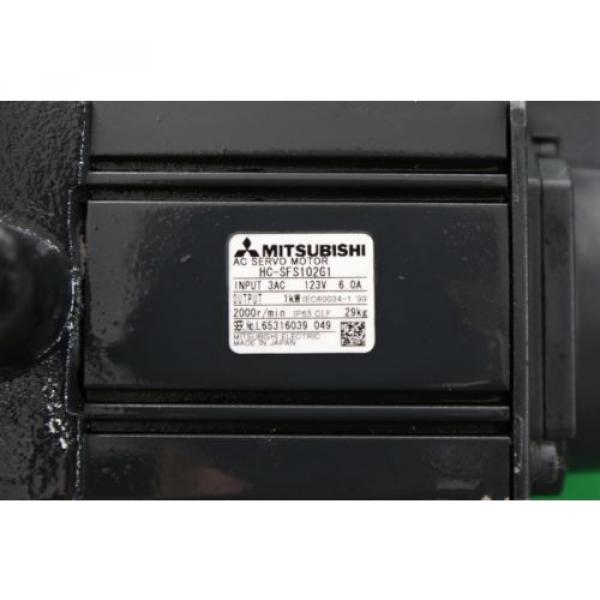 MITSUBISHI HC-SFS102G1 Servo Motor, SUMITOMO CNVM-4115-6 Cyclo Drive #2 image