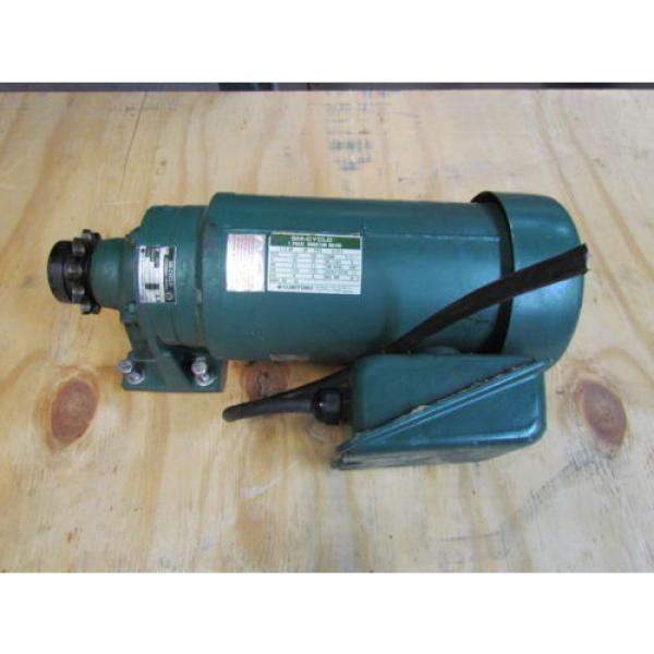 SUMITOMO; SM-CYCLO 1Ph Motor; Model S-TC-F; 1/3HP; 115/230 Volts; W/43:1 Ratio #1 image