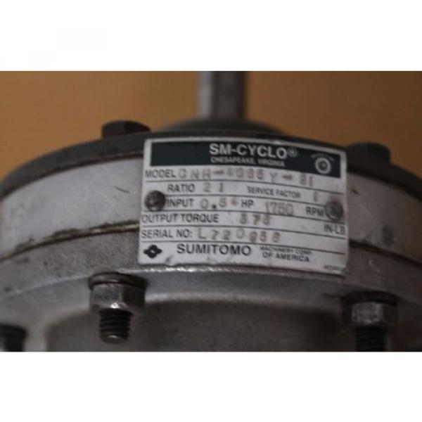 Sumitomo - SM Cyclo - CHH4085Y21 - Ratio 21 - Input 54 - HP 1750 RPM - TORQ 378 #2 image