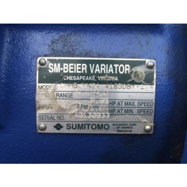 SUMITOMO CHHBJMN2A-4185DBY-174 SM-BEIER CYCLO VARIATOR 2HP #2 image