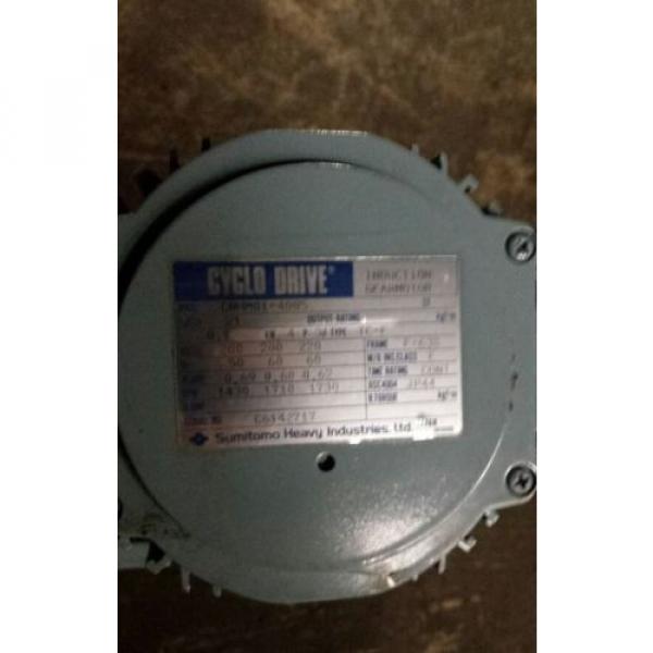 Cyclo Drive Induction Gearmotor Sumitomo CNHM01-4085 #2 image