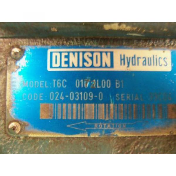 DENISON T6C-0172L00-B1 MOTOR USED #4 image