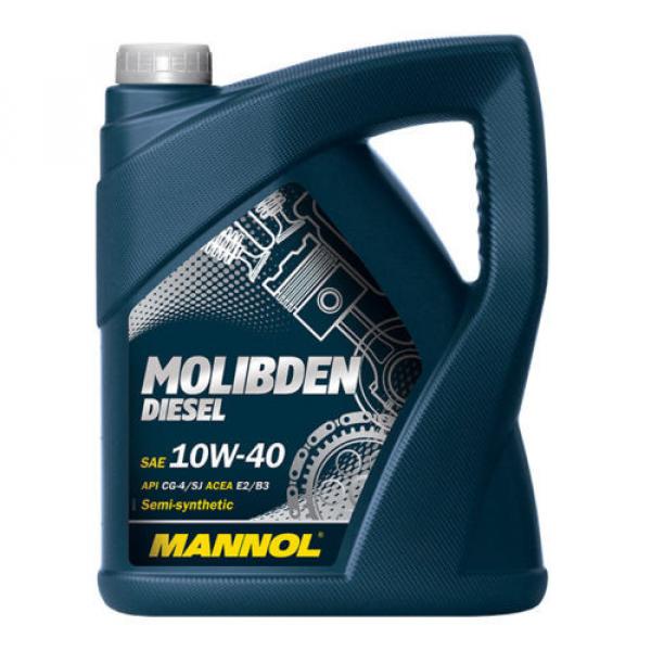 5L MANNOL Molibden Diesel 10W-40 ACEA E2/B3/A2 für stark belastete Dieselmotoren #1 image