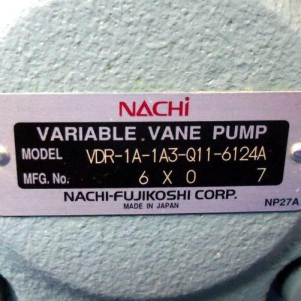 NACHI VARIABLE VANE PUMP VDR-1A-1A3-Q11-6124A Origin #2 image