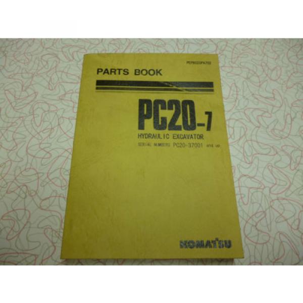 Komatsu PC20-7 EXCAVATOR  PARTS MANUAL #1 image