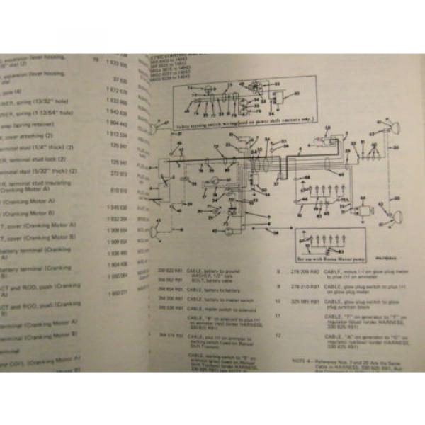 KOMATSU DRESSER TD-9 SERIES B CRAWLER TRACTOR BULLDOZER PARTS BOOK MANUAL 1974 #5 image