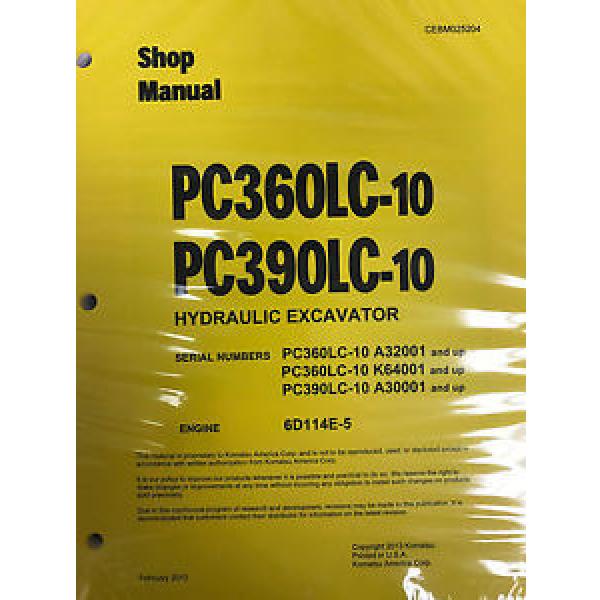 Komatsu PC360LC-10 PC390LC-10 Service Repair Printed Manual #1 image