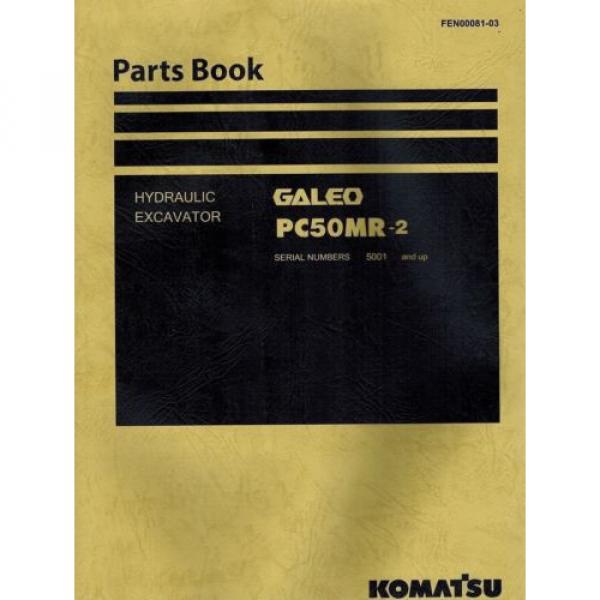 KOMATSU GALEO PC50MR-2 HYDRAULIC EXCAVATOR  MANUAL &#034;NEW&#034; FEN00081-03 #1 image